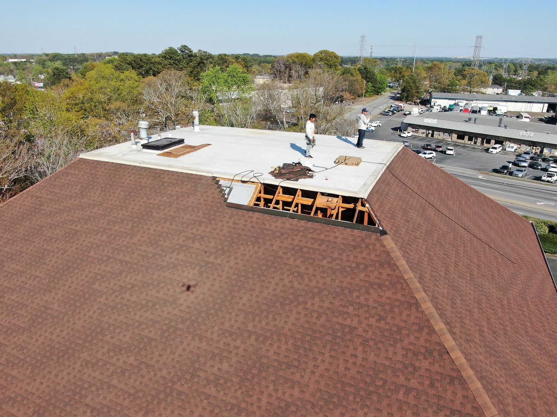 Commercial TPO & Shingle Repair in Atlanta