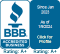 BBB Accredited Business since January 2023