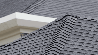 missing shingle on the roof